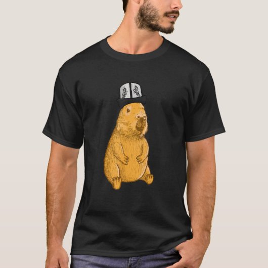 Capybara Kyrgyzstan Pet T-shirt (Voorkant)