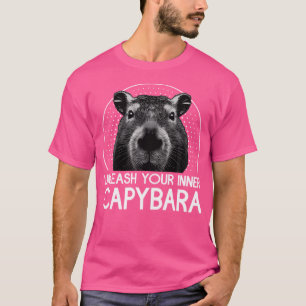 Capybara laat je innerlijke capibara los t-shirt