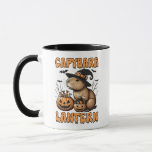 Capybara Lantern Halloween Mok