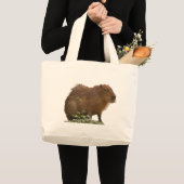 Capybara Large Canvas tas (Voorkant (product))