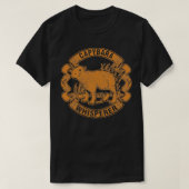 Capybara Large Rodents Chiguire Spinnende Barking T-shirt (Design voorkant)
