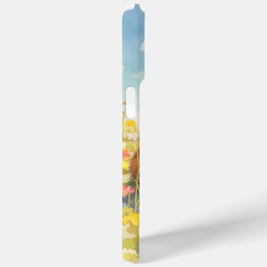 Capybara Lazy Days in de Wildflowers Case-Mate iPhone Case (Achterkant / Rechts)
