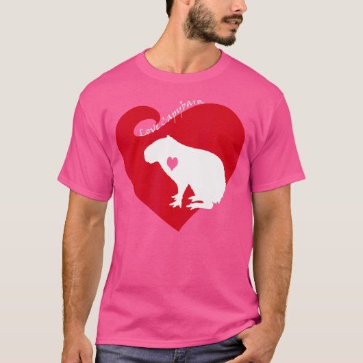 Capybara Liefde Capybara T-shirt (Voorkant)