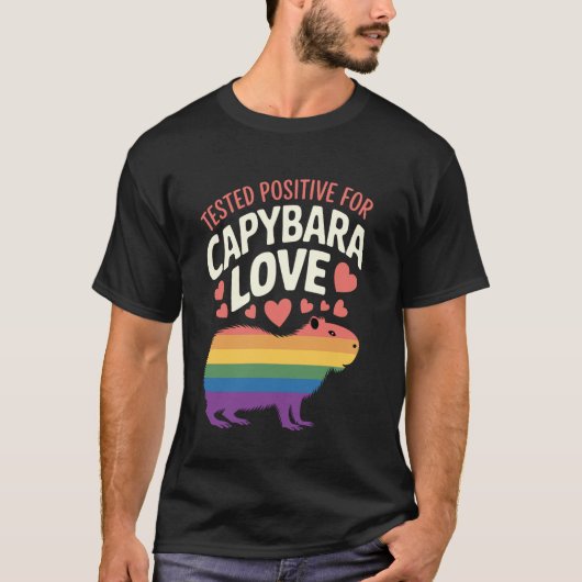 Capybara-liefhebber T-shirt (Voorkant)
