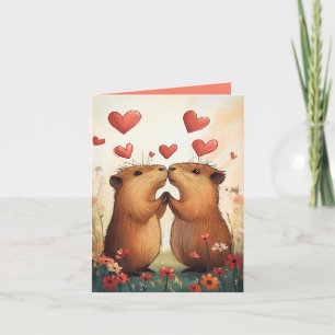 Capybara Love - Een romantisch weidemoment