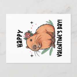 Capybara Love op Valentijnsdag sturen Briefkaart