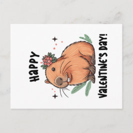 Capybara Love op Valentijnsdag sturen Briefkaart