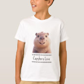 Capybara Love T-shirt (Voorkant)