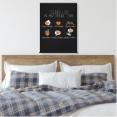 Capybara Lover Art Kinder Funny Capybara Canvas Afdruk (Insitu (Slaapkamer))
