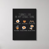 Capybara Lover Art Kinder Funny Capybara Canvas Afdruk (Voorkant)