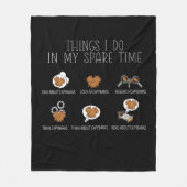 Capybara Lover Art Kinder Funny Capybara Fleece Deken (Voorkant)