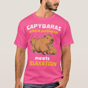 Capybara Lover Capy Schattige Capybaras T-shirt