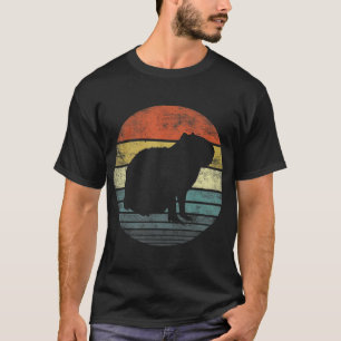 Capybara Lover Gifts Retro  dierentuin T-shirt