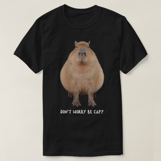 Capybara Lover Knaagdier Grappig Capybara Dont Wor T-shirt (Design voorkant)