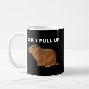 Capybara Lover Ok Ik Trek omhoog Capybara Grappig  Koffiemok