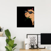 Capybara Lover Women Capybara Gift Mannen Capybara Poster (Thuiskantoor)