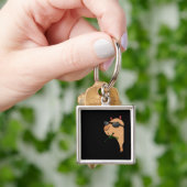 Capybara Lover Women Capybara Gift Mannen Capybara Sleutelhanger (Hand)