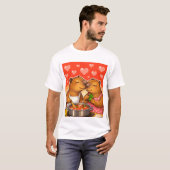 Capybara Loves Cooking T-shirt (Voorkant volledig)