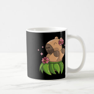 Capybara Luau Dancing Hawaii Vakantie Kleding Meis Koffiemok
