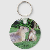 Capybara Ma en Son Sleutelhanger (Voorkant)