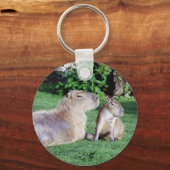 Capybara Ma en Son Sleutelhanger (Voorkant)