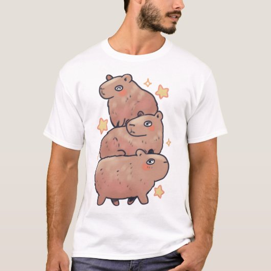 Capybara Magic T-shirt (Voorkant)