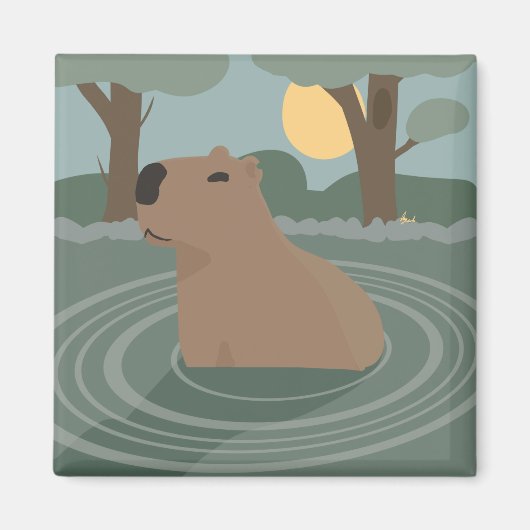 Capybara Magneet (Voorkant)