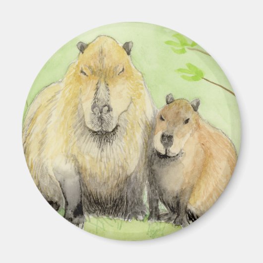 Capybara Magneet (Voorkant)