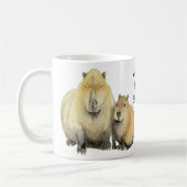 Capybara mama koffiemok (Links)
