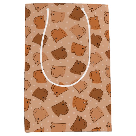 Capybara Medium Cadeauzakje (Voorkant)