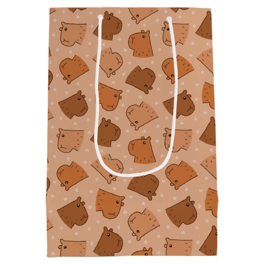 Capybara Medium Cadeauzakje (Achterkant)