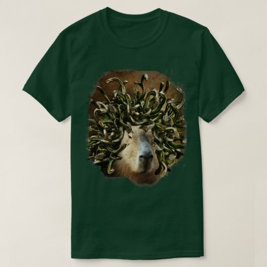 Capybara Medusa T-shirt (Design voorkant)