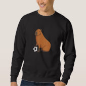 Capybara Meme Soccer player with Football Trui (Voorkant)