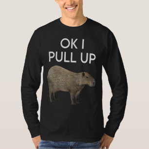 Capybara Meme Trek Leuke Dierlijke Knaagdieren Zoo T-shirt
