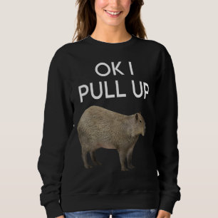 Capybara Meme Trek Leuke Dierlijke Knaagdieren Zoo Trui