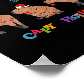 Capybara Merry Christmas Poster (Hoek)