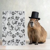 Capybara met hoge hoed medium cadeauzakje