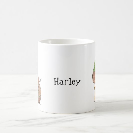 Capybara met katten- en hondencadeau koffiemok (Center)