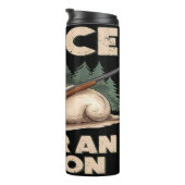 Capybara met Shotgun Graphic Thermosbeker (Geroteerd rechts)