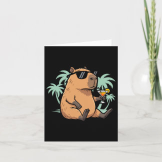 Capybara Met Staart - Chille Sfeer Kaart