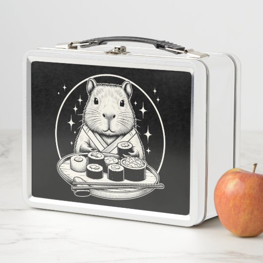 Capybara met Sushi Schattige Kawaii (In situ)