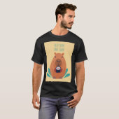 Capybara met sushi t-shirt (Voorkant volledig)