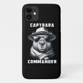 Capybara Met Zonnebril Capy Commandant Case-Mate iPhone Case (Achterkant)