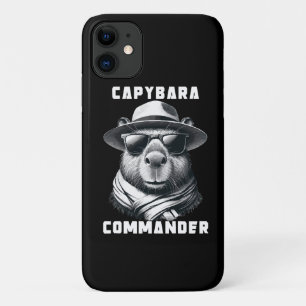Capybara Met Zonnebril Capy Commandant Case-Mate iPhone Case