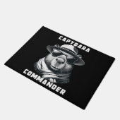 Capybara Met Zonnebril Capy Commandant Deurmat (Schuin)