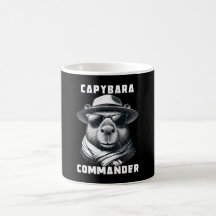 Capybara Met Zonnebril Capy Commandant
