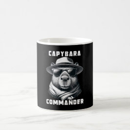 Capybara Met Zonnebril Capy Commandant Koffiemok