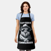Capybara Met Zonnebril Capy Commandant Schort (Gedragen)