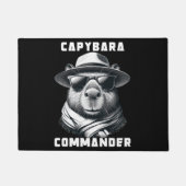 Capybara met zonnebril Capy Commander Deurmat (Voorkant)
