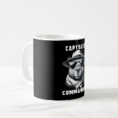 Capybara met zonnebril Capy Commander Koffiemok (Voorkant links)